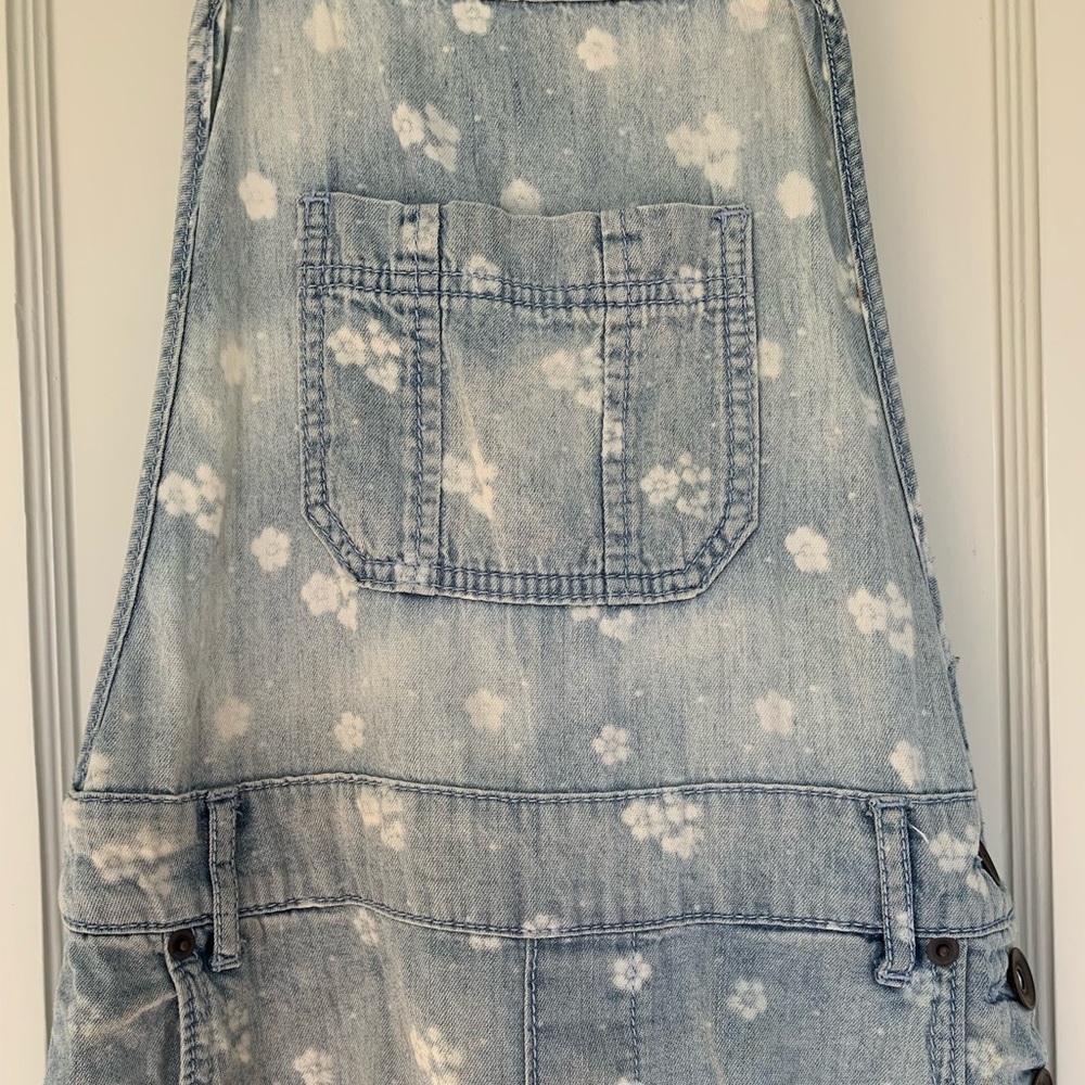 Free People Chambray Overalls - Picture 3 of 6